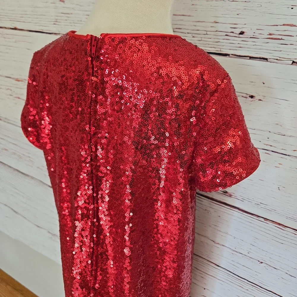 Petite Adele Sequin Girl Dress Size Size 6-8